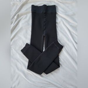 Unbranded black fleece lined high waisted leggings